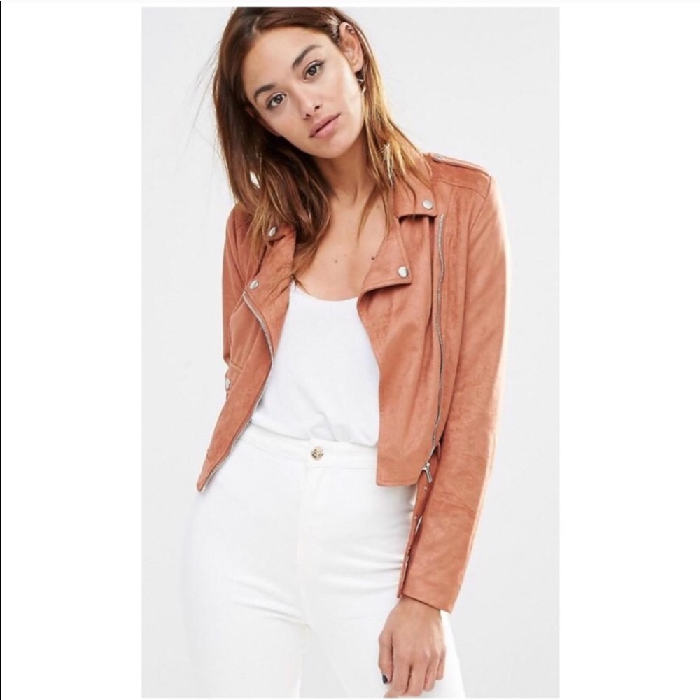 Faux Suede Jacket